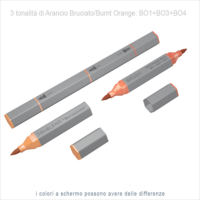 2-ARANCIO-BRUCIATO-TriBlend-Brush-3pc