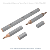 2-MARRONE-TERRA-TriBlend-Brush-3pc